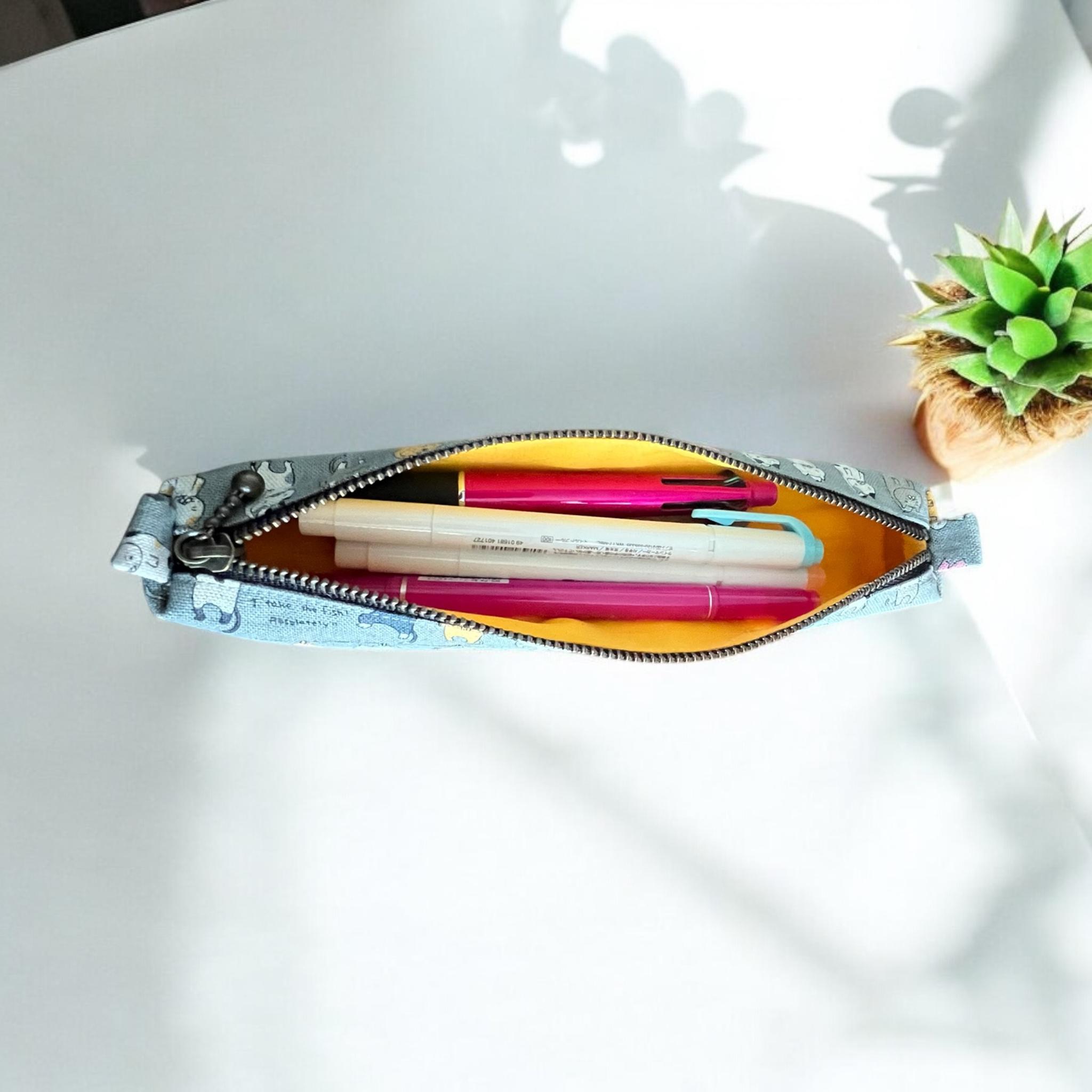 猫柄✳︎ミニペンケース✳︎コットンこばやし✳︎生地 | 4枚目