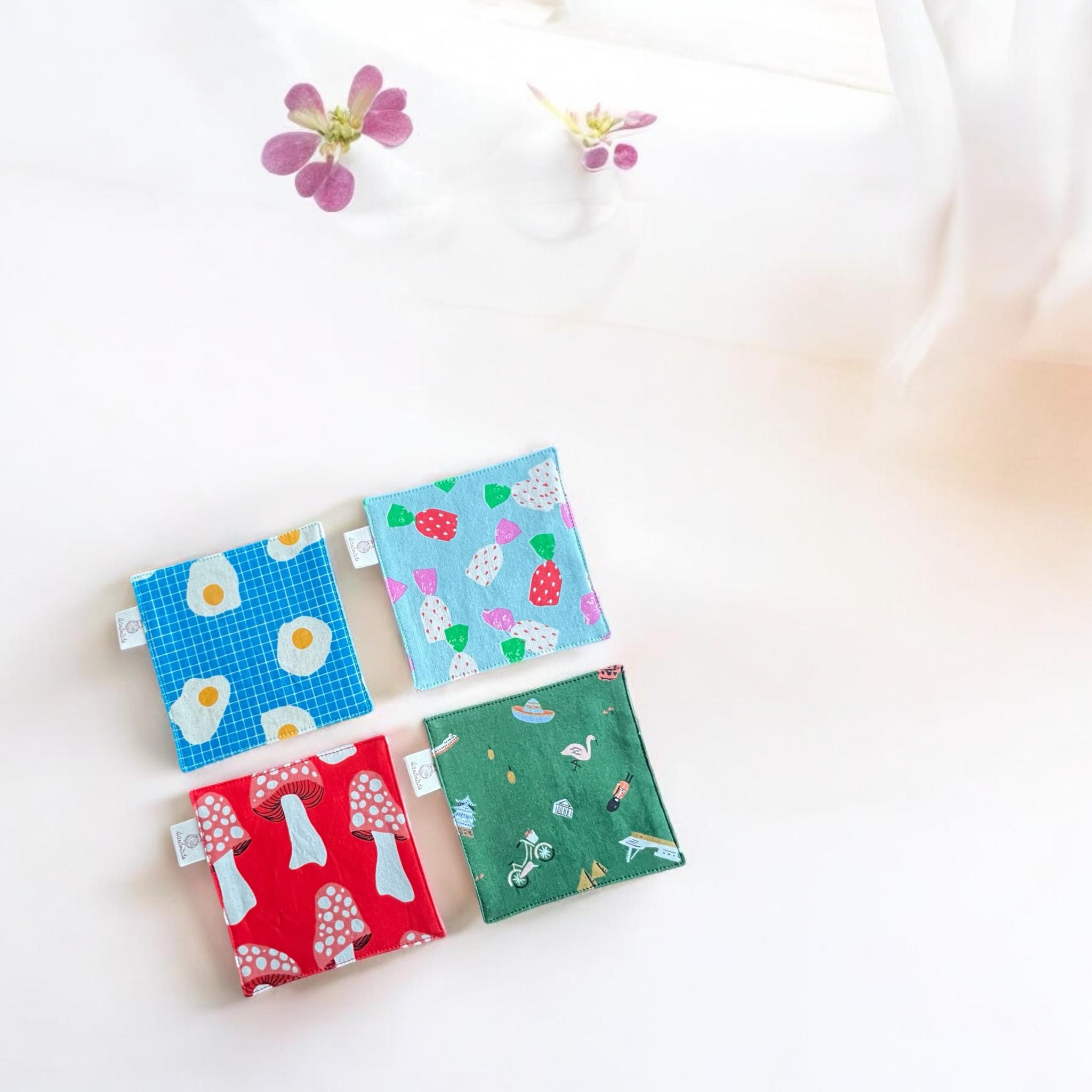 コースター✳︎COTTON+STEELの生地✳︎4枚セット