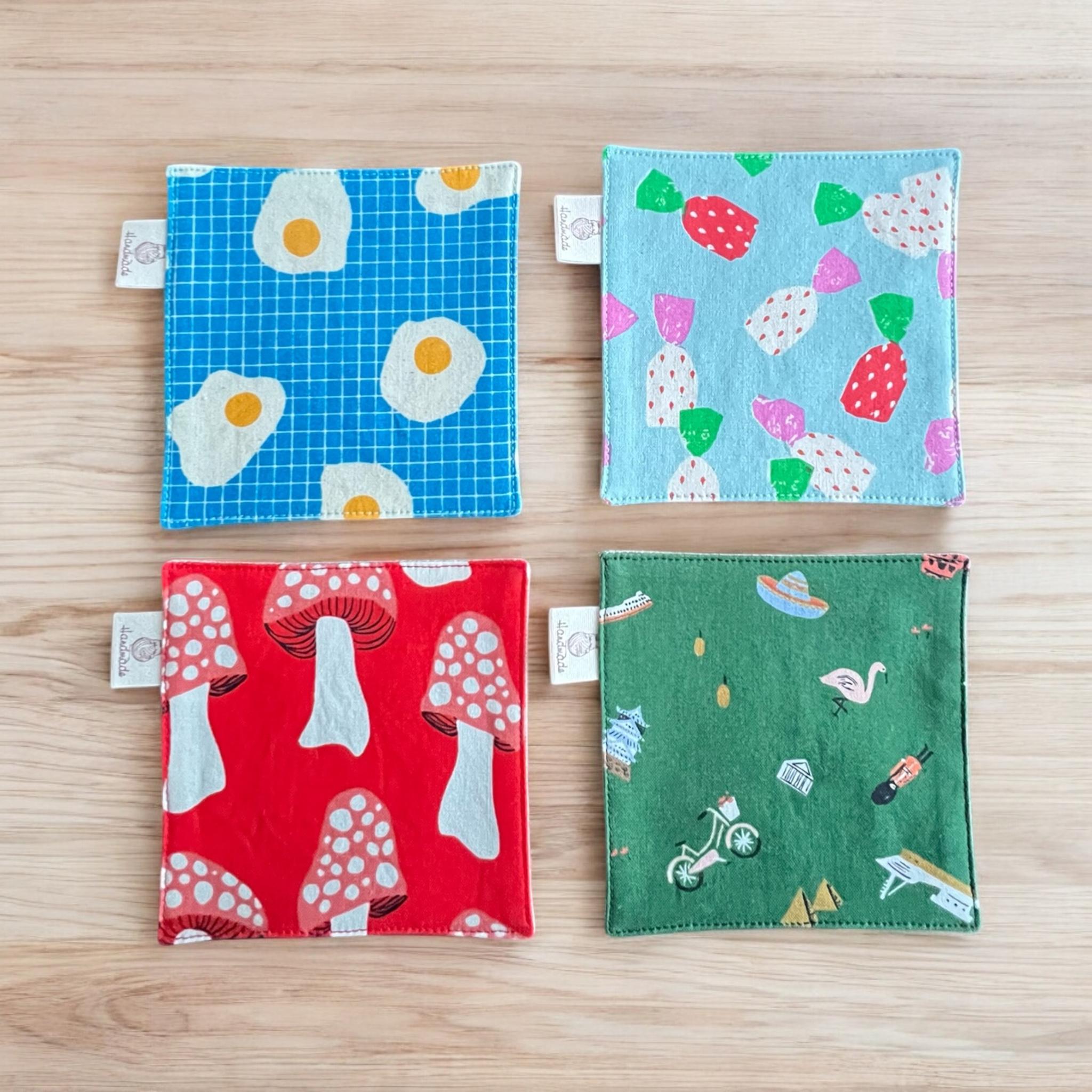 コースター✳︎COTTON+STEELの生地✳︎4枚セット | 2枚目