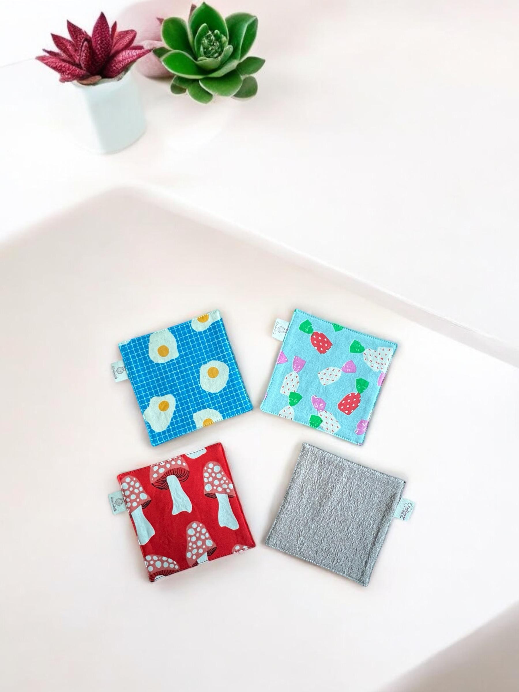 コースター✳︎COTTON+STEELの生地✳︎4枚セット | 5枚目