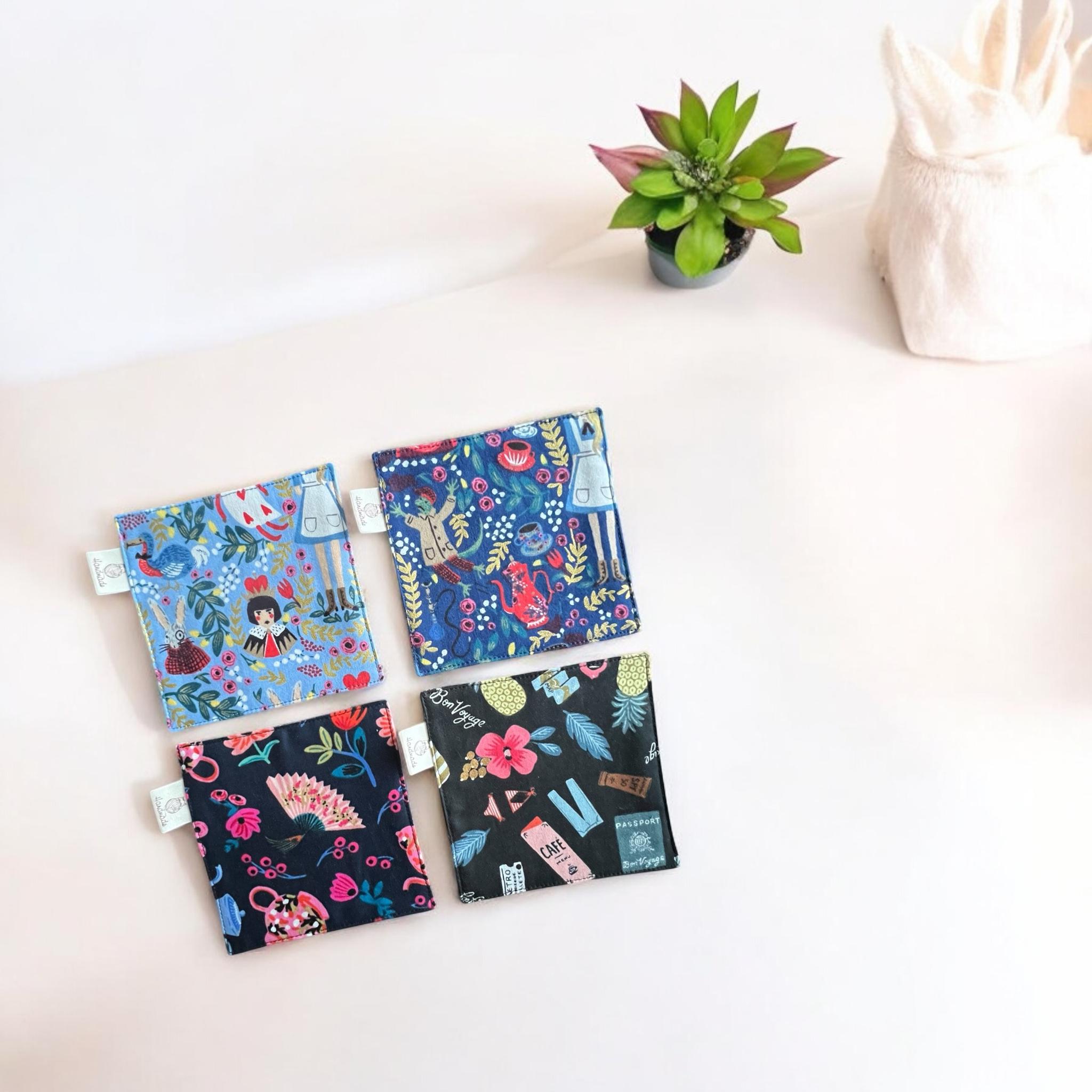 コースター✳︎COTTON+STEELの生地✳︎4枚セット