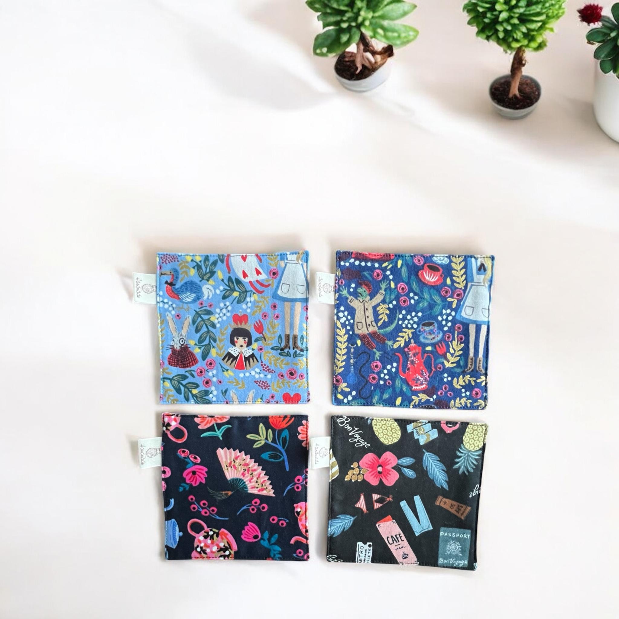 コースター✳︎COTTON+STEELの生地✳︎4枚セット | 3枚目