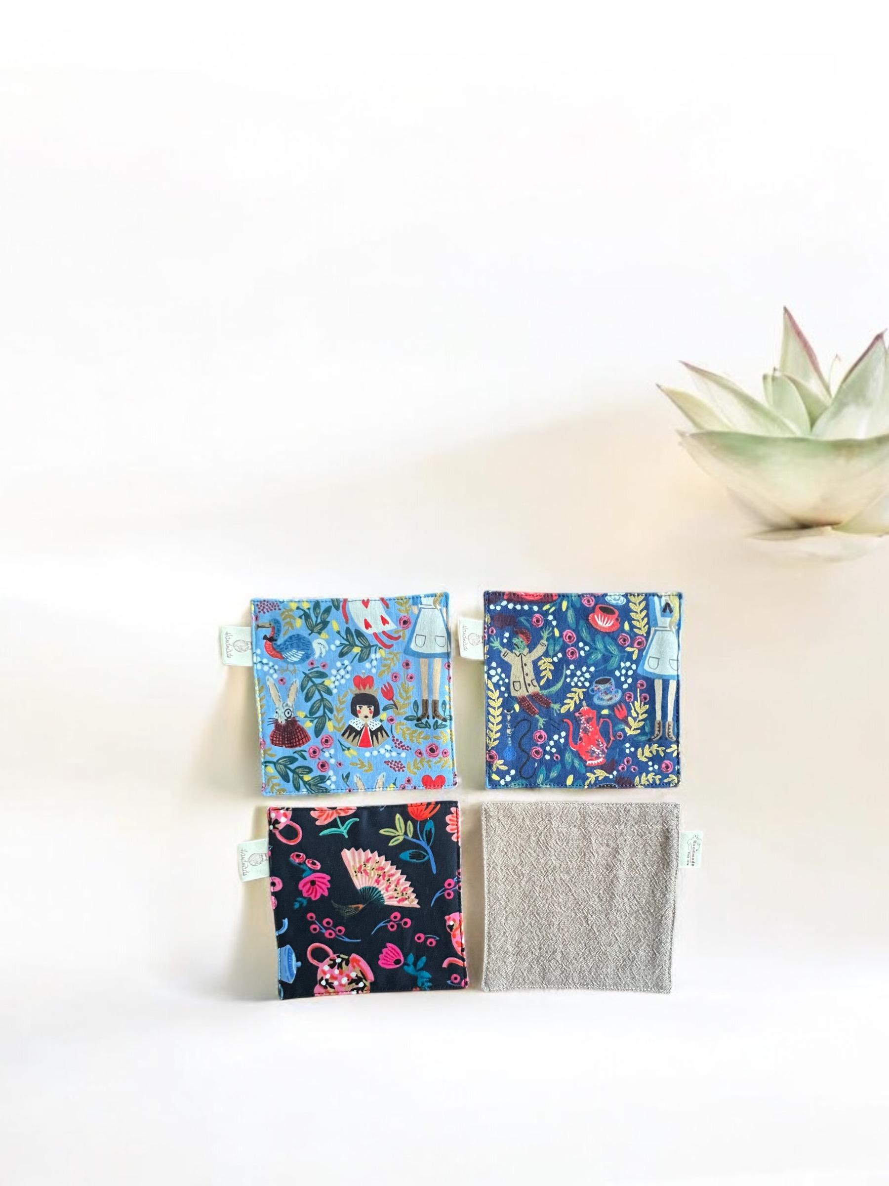 コースター✳︎COTTON+STEELの生地✳︎4枚セット | 4枚目