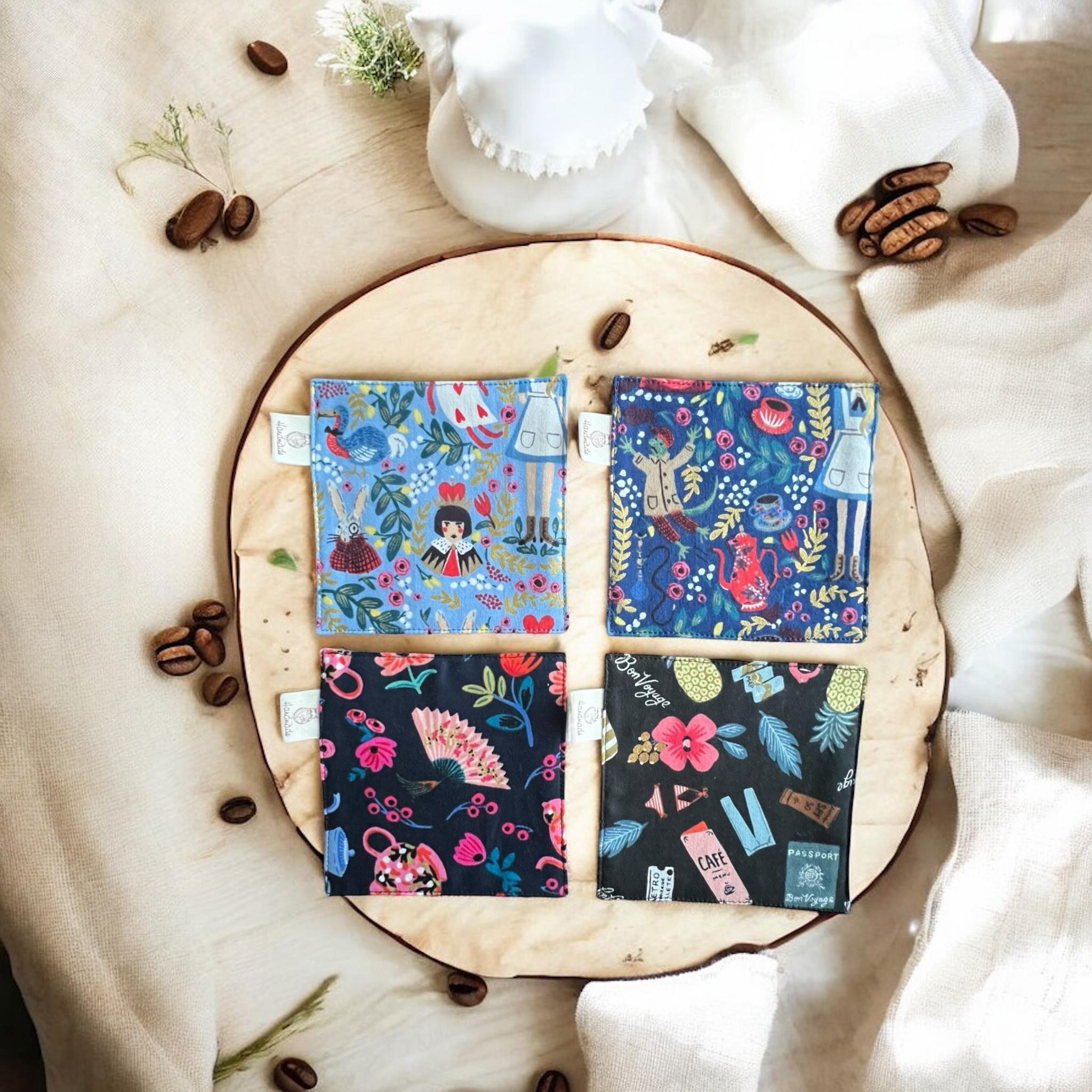 コースター✳︎COTTON+STEELの生地✳︎4枚セット | 5枚目