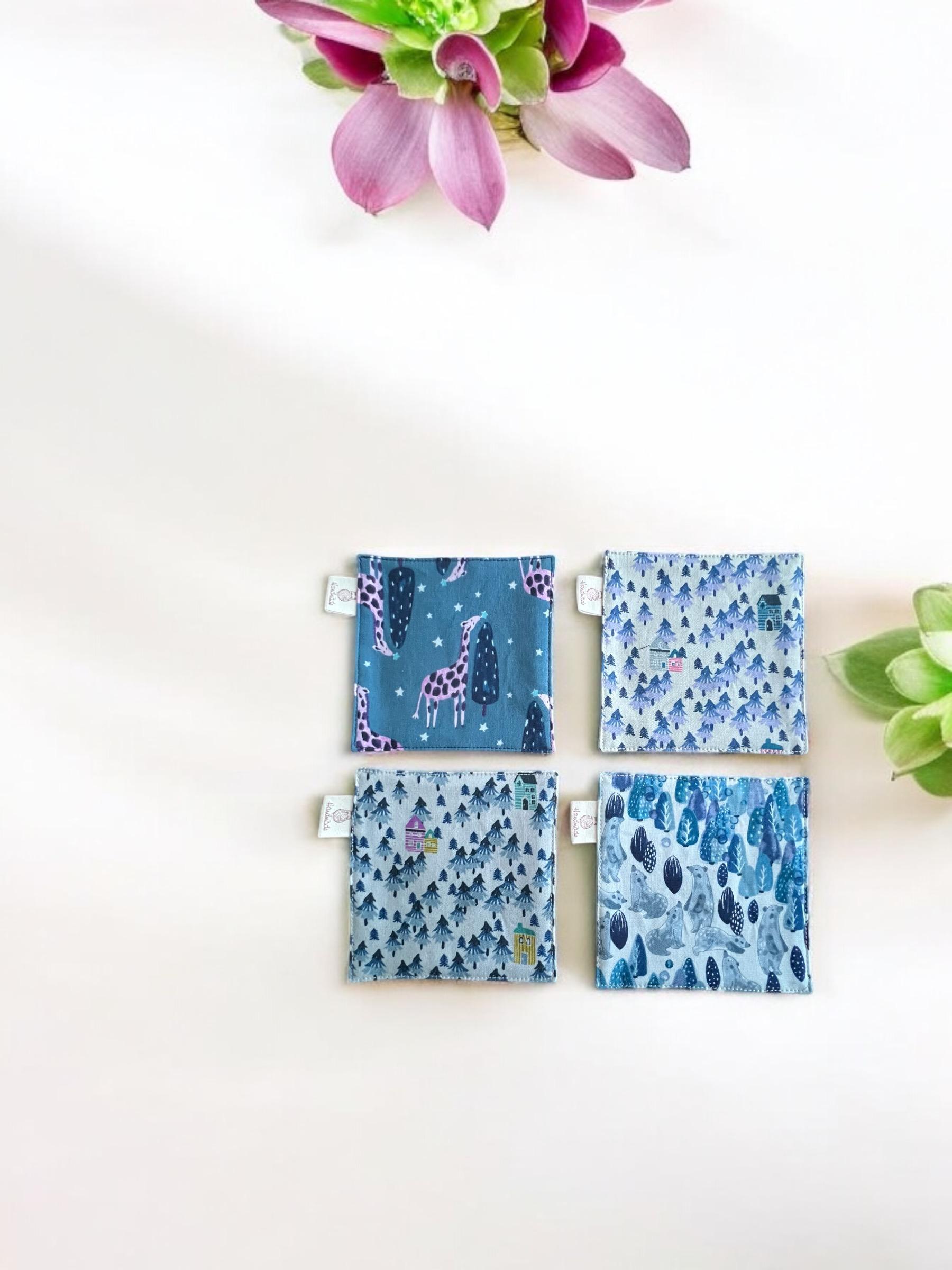 コースター✳︎COTTON+STEELの生地✳︎4枚セット | 4枚目