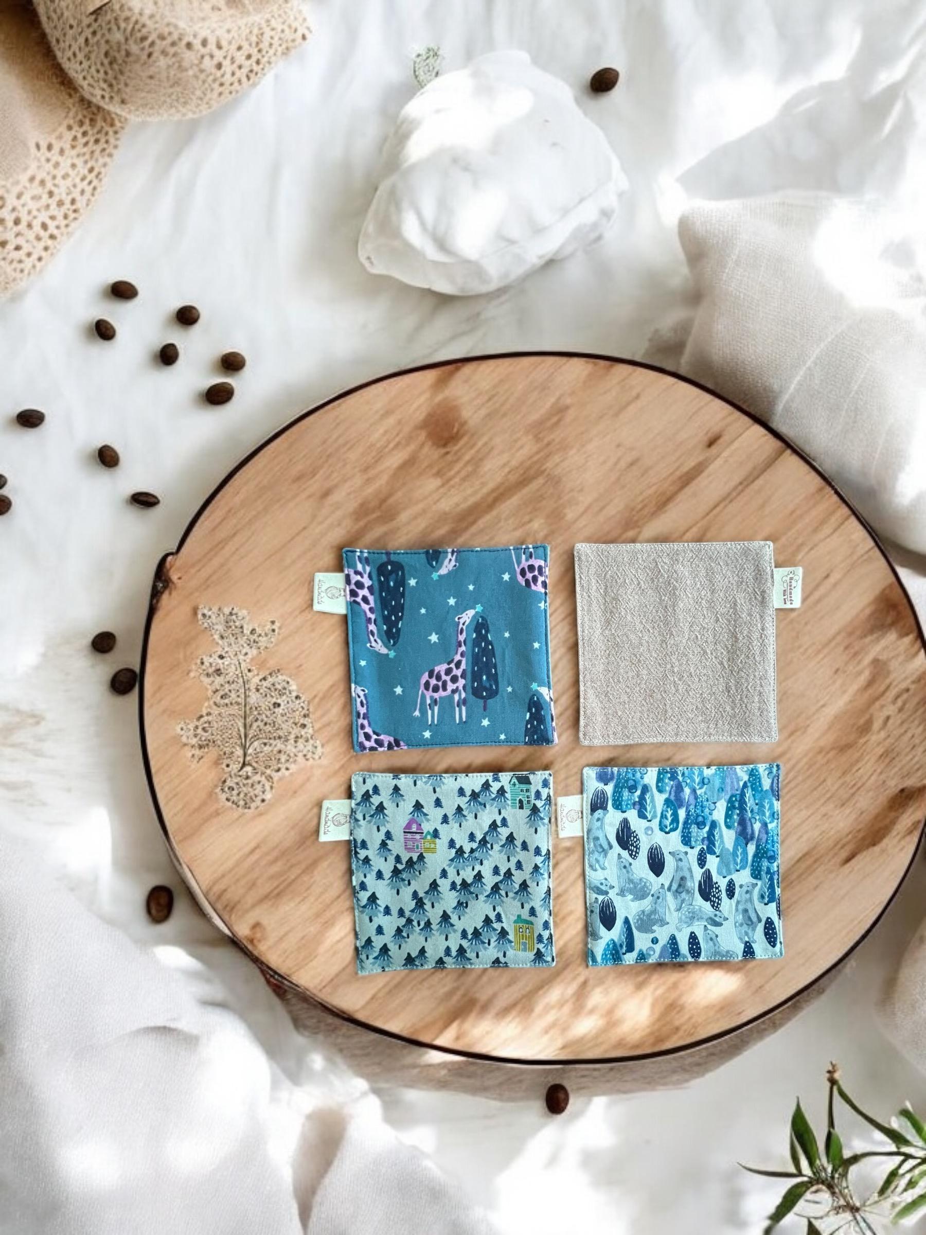 コースター✳︎COTTON+STEELの生地✳︎4枚セット | 5枚目