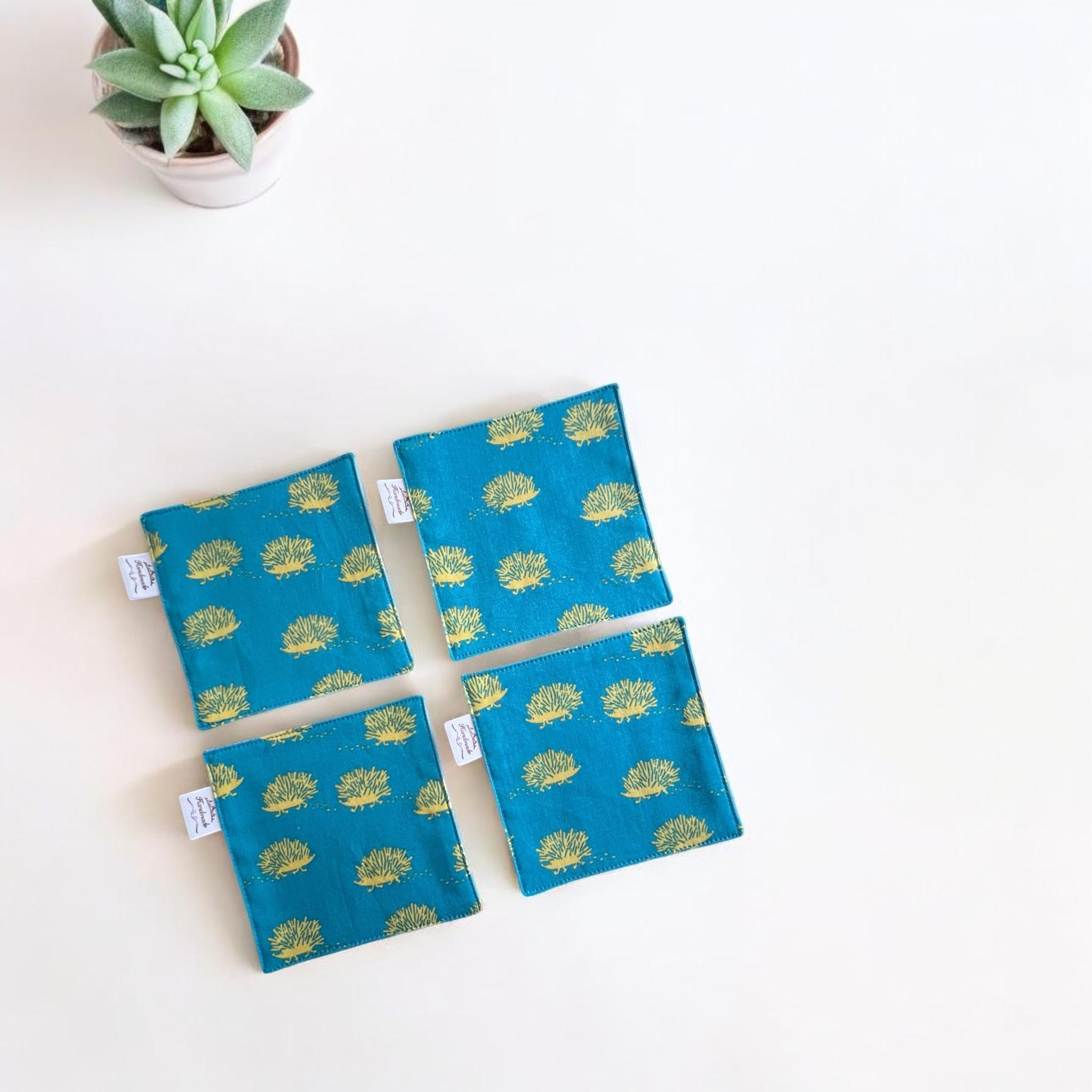 コースター✳︎kippis生地✳︎4枚セット