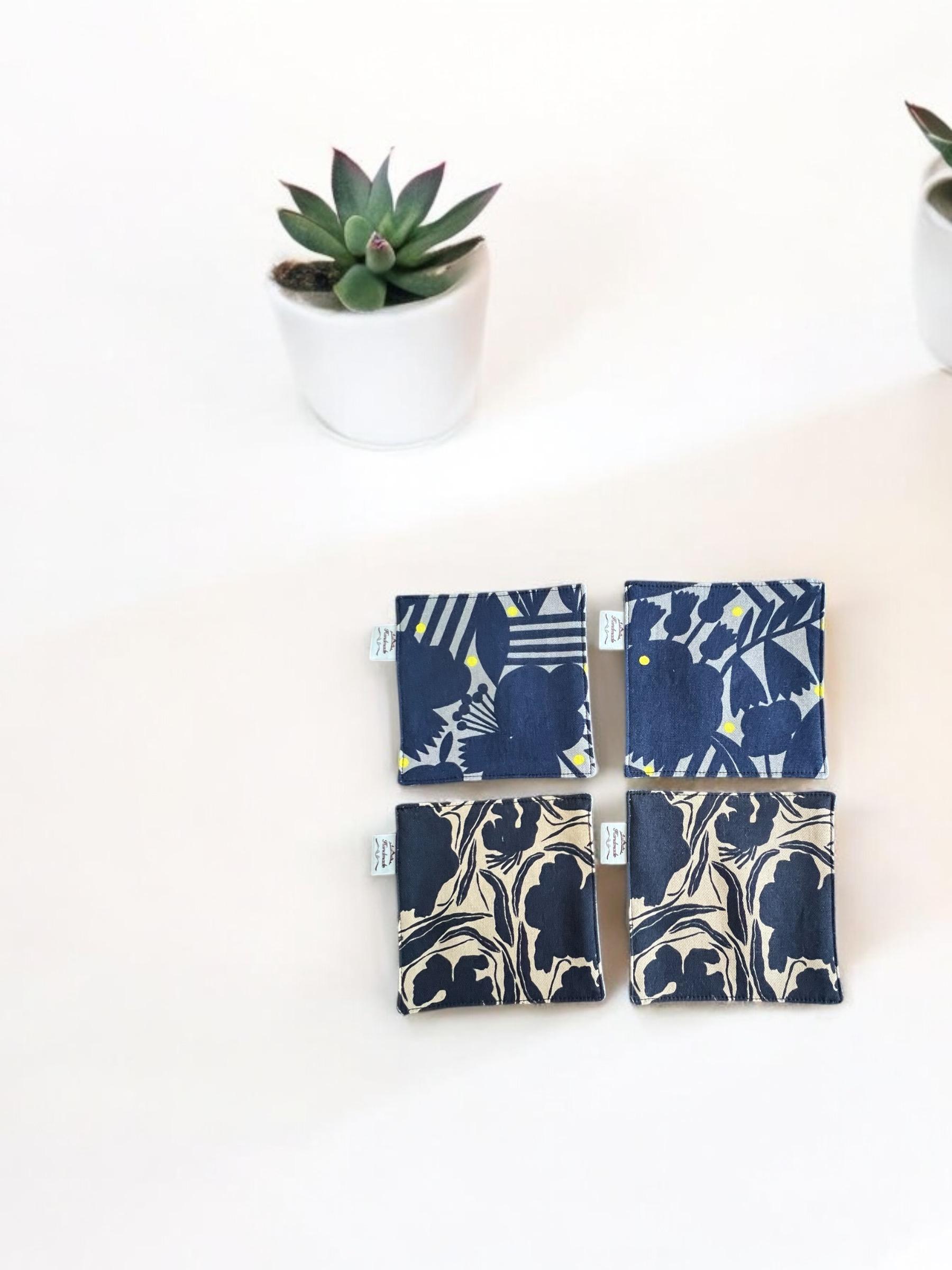 コースター✳︎kippis生地✳︎4枚セット | 4枚目