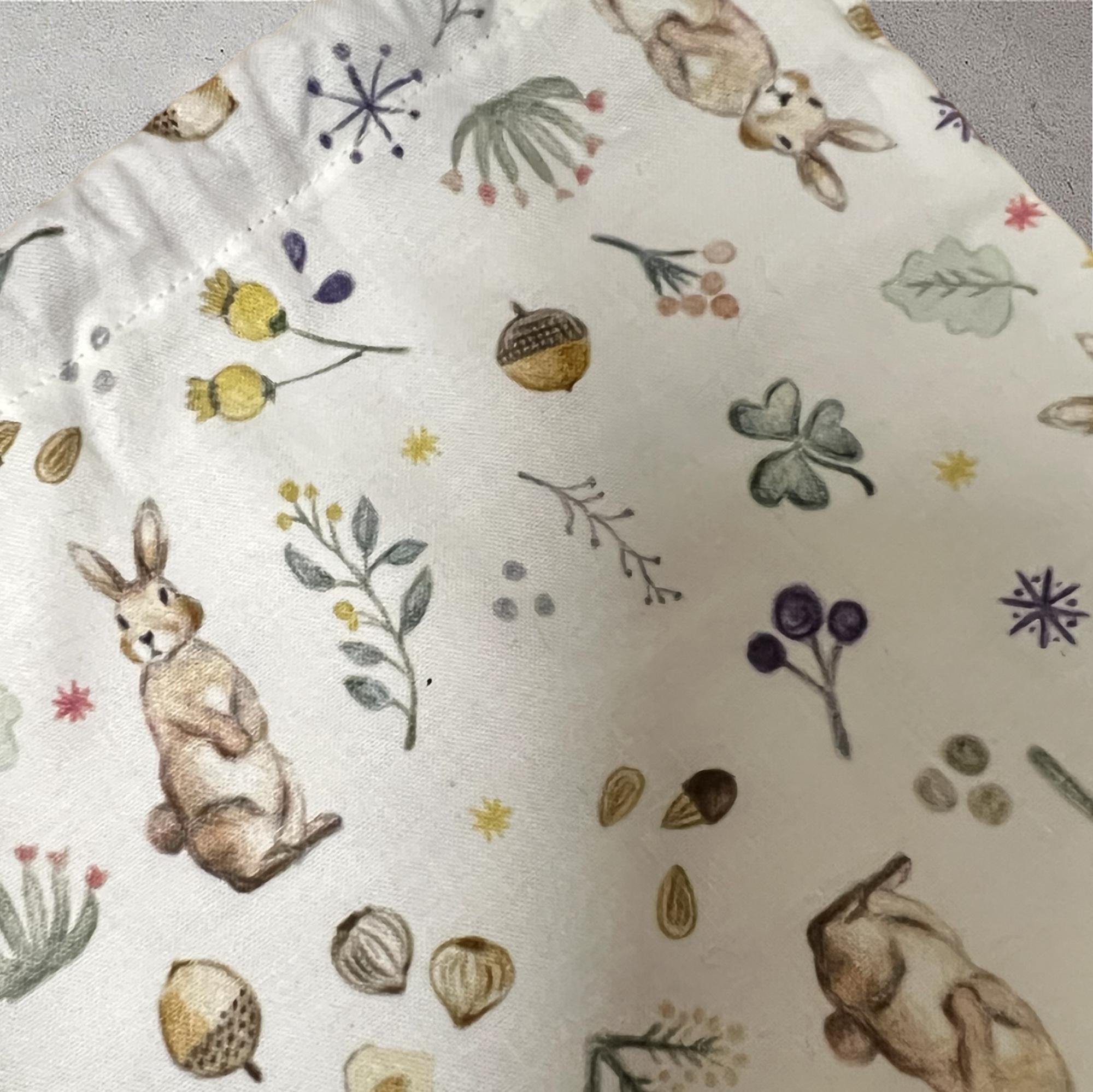 【入園入学6点セット】うさぎ柄/キルト生地/ナチュラル/シンプル/入園入学準備/♡ | 12枚目