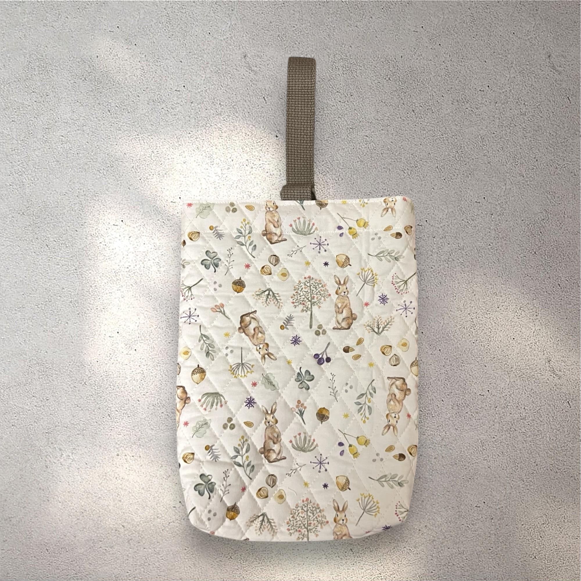 【入園入学6点セット】うさぎ柄/キルト生地/ナチュラル/シンプル/入園入学準備/♡ | 4枚目