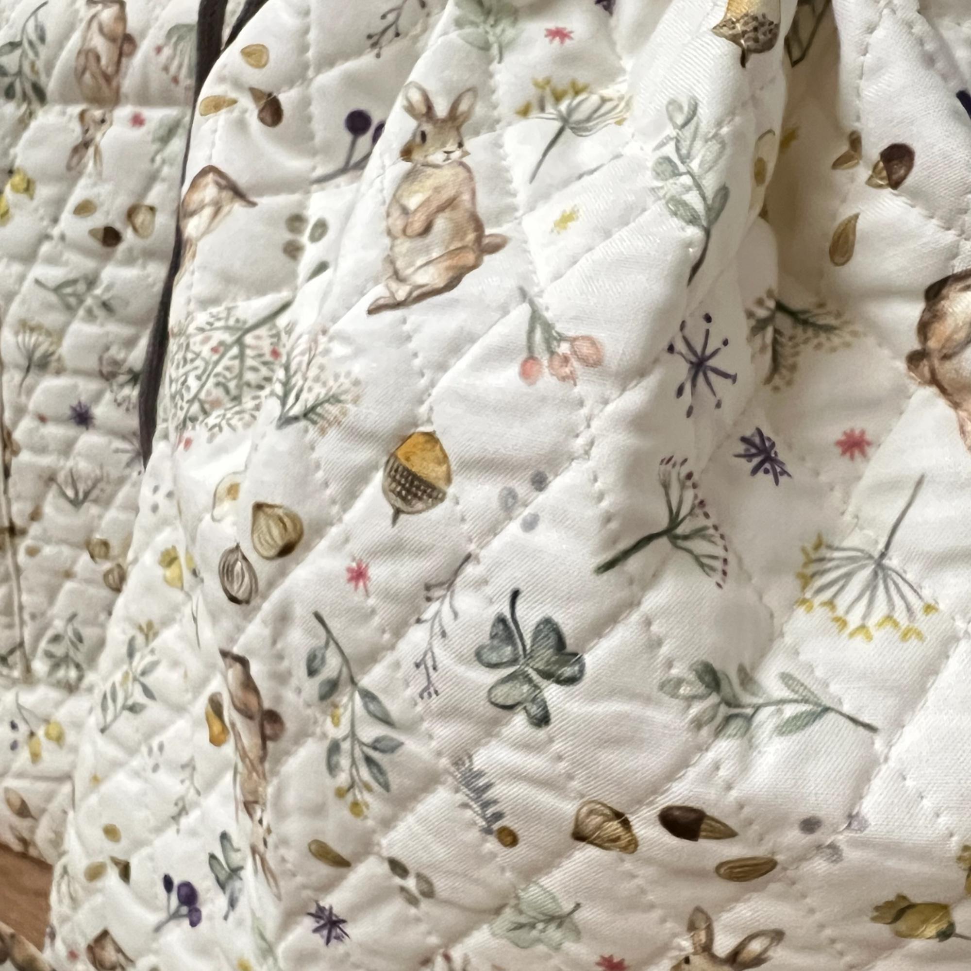 【入園入学6点セット】うさぎ柄/キルト生地/ナチュラル/シンプル/入園入学準備/♡ | 10枚目