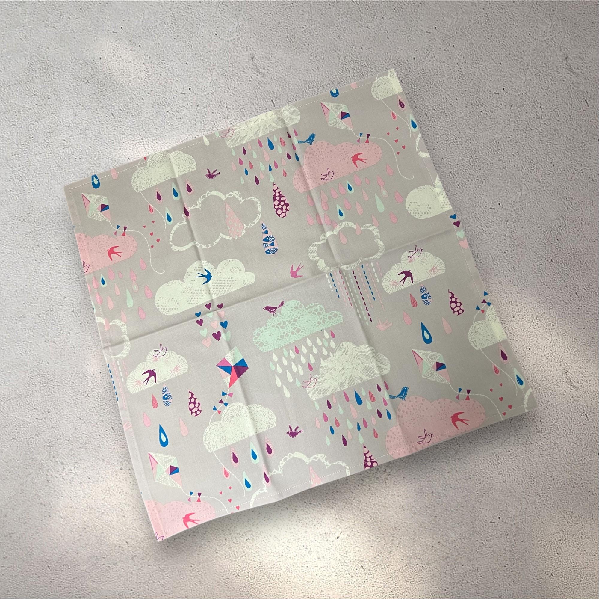 【入園入学6点セット】クラウド柄/キルト生地/紫ピンク/シンプル/入園入学準備/♡ | 6枚目